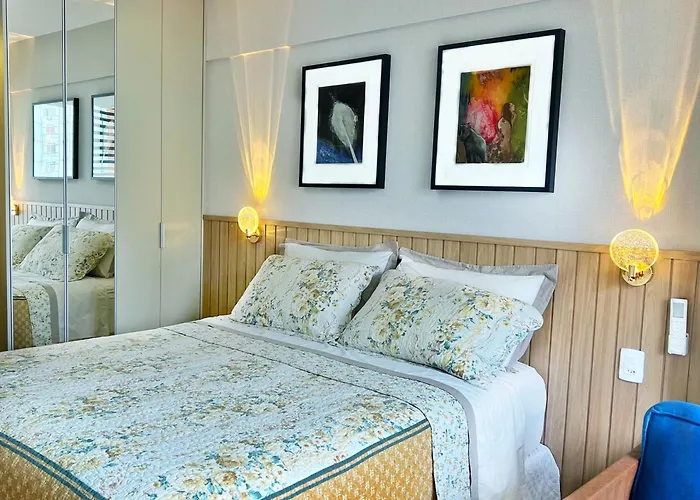 Conforto E Vista Incrivel - Studio Com Rooftop, Piscina Vista Mar E Academia